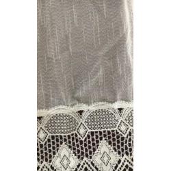 Vitrage gordijnen, off white, 3 stuks