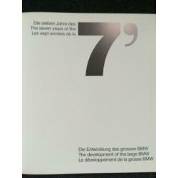 Boek BMW, the 7 years of development of the large BMW