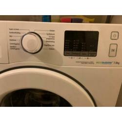 Samsung Ecobubble Wasmachine WF70F5E0W4W 1400T 7KG A+++