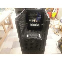 Stapelkratten 110x 60 x 80 met verende bodem