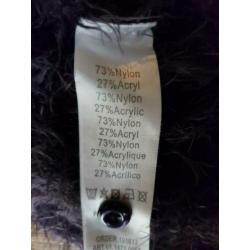Heerlijk fluffy paars vestje Miss Etam mt XXL of 46