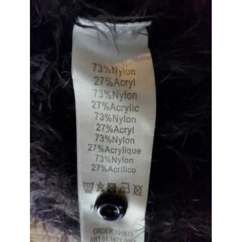 Heerlijk fluffy paars vestje Miss Etam mt XXL of 46