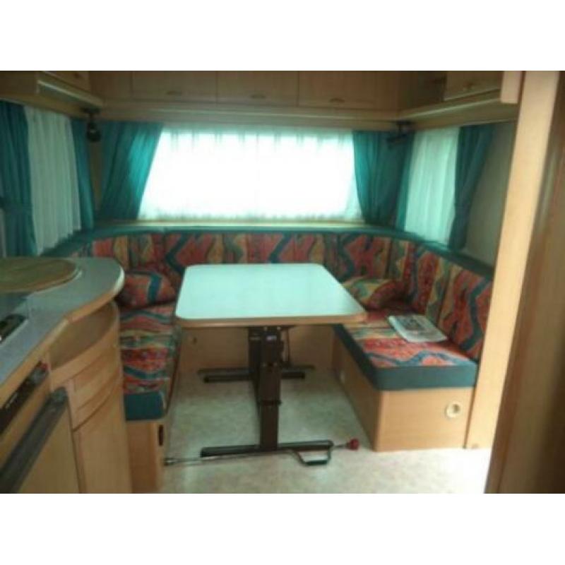 Caravan Adria Unica 502 up met nieuwe boogvoortent en mover