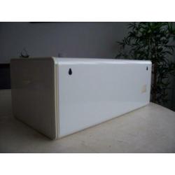 Oud metalen broodtrommel, trommel, vintage, retro, brabantia