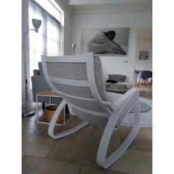 Zgan stoere Scandinavische schommelstoel poang gerestyled