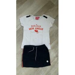 Jubel rok met shirt draagmaat 116