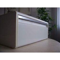 Oud metalen broodtrommel, trommel, vintage, retro, brabantia