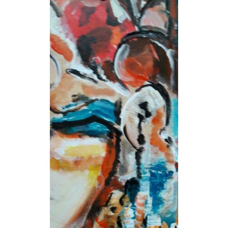 Abstract schilderij 60/50