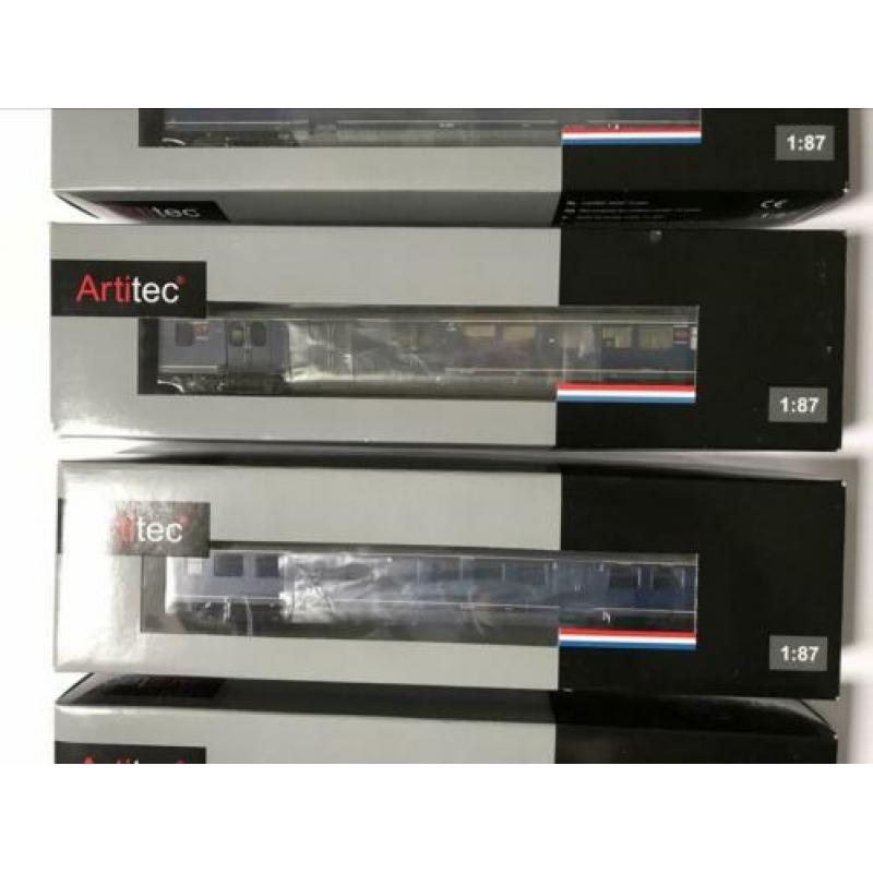 Artitec plan E treinstellen incl. restauratie- en postwagen