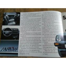 Volkswagen golf 2 Manhattan folder