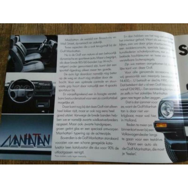 Volkswagen golf 2 Manhattan folder