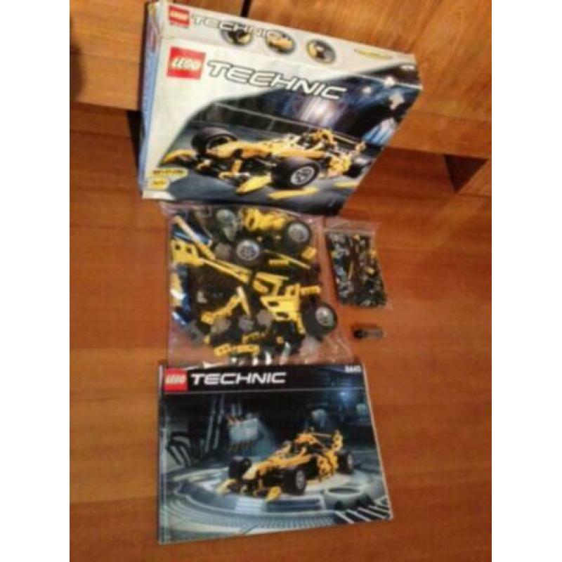 Lego 8445 Technic + Doos + Extra, Racewagen