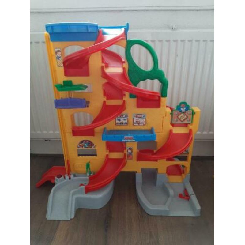 Fisher Price garage met uitbreiding