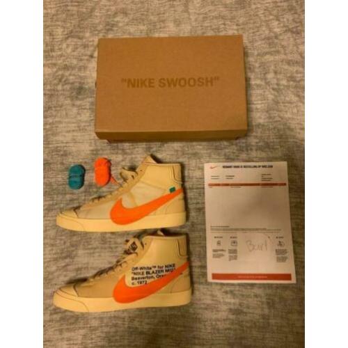 Nike OFF WHITE Blazer Hallow Eve maat 45