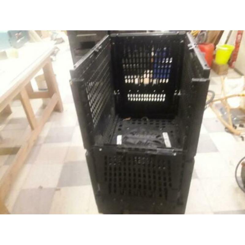 Stapelkratten 110x 60 x 80 met verende bodem
