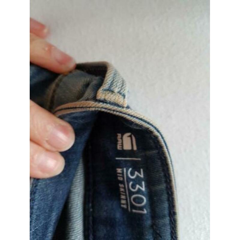 G-star 3301 mid Skinny studs 28-30