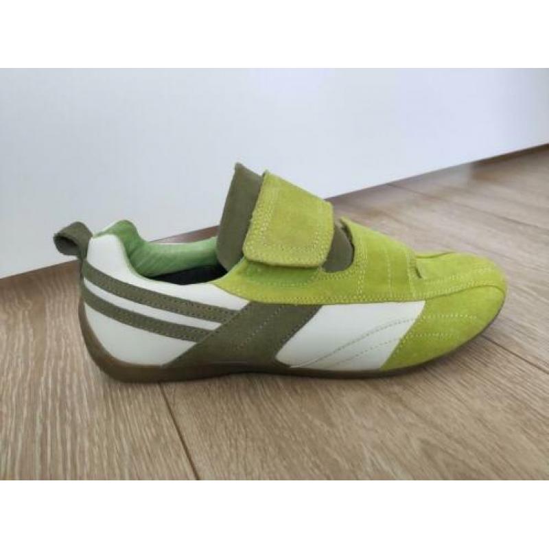 Modieuze leren dames sneakers maat 39