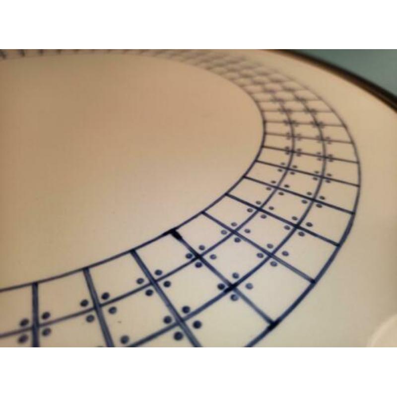 RETRO KERAMISCH DIENBLAD ART DECO stijl