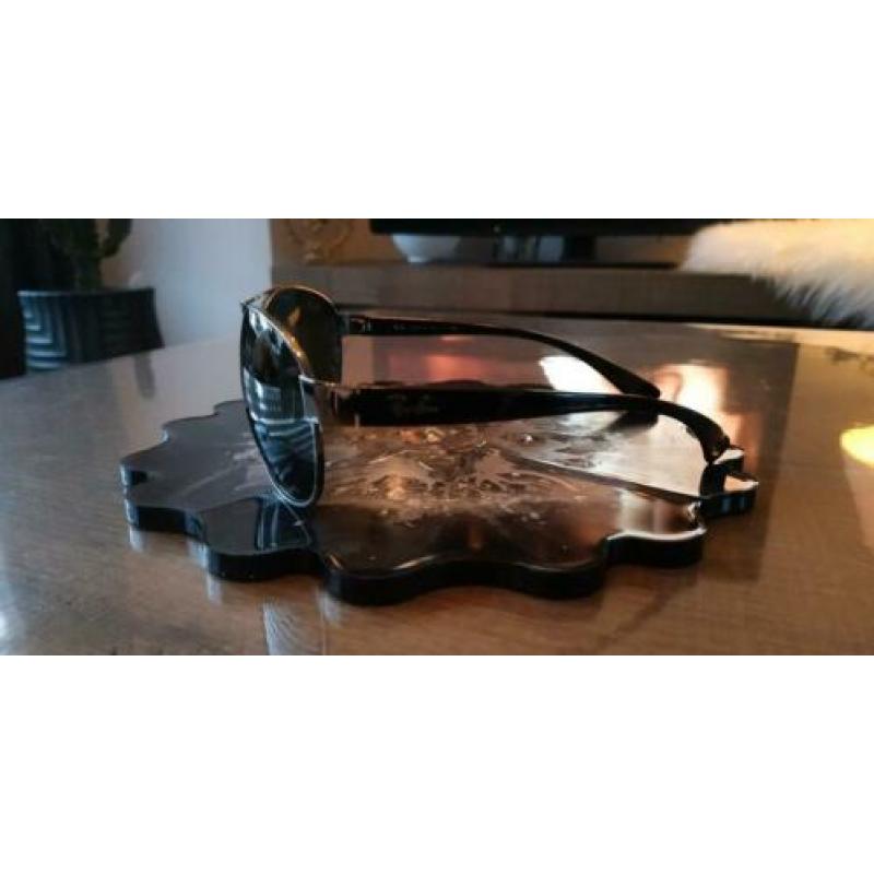 Super rayban met groene glazen piloten model