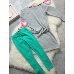 Maat 110 NIEUWE Meisjes Jurk met Legging set BIRDS By D-RAK