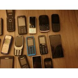 Partij telefoons