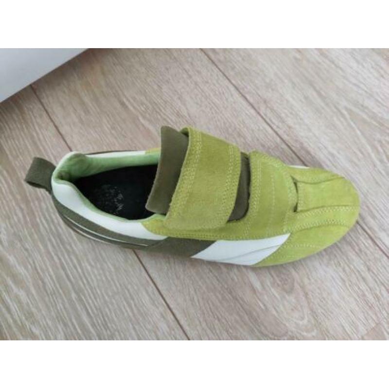 Modieuze leren dames sneakers maat 39