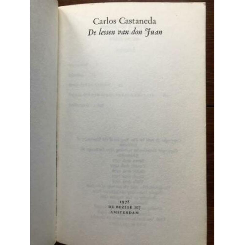 Carlos Castaneda De lessen van Don Juan 1978 5de druk