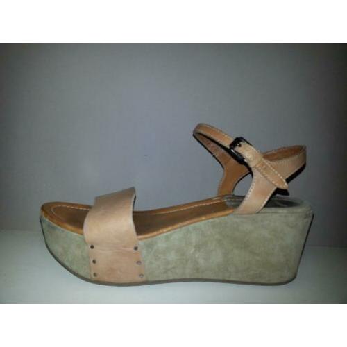 Prachtige TREMP schoenen bruin leder maat 40