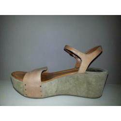 Prachtige TREMP schoenen bruin leder maat 40