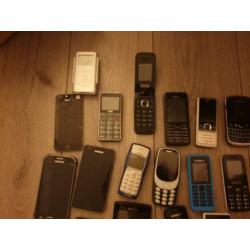 Partij telefoons