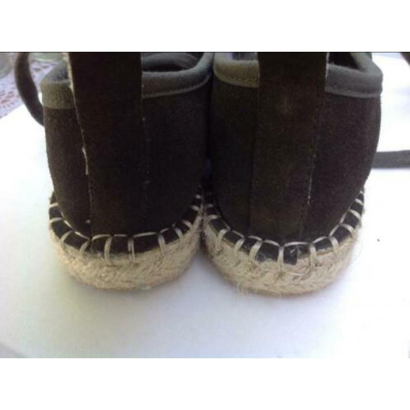 Espadrilles groen 37