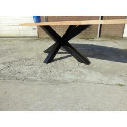 Industriële steigerhouten bank gebruikt steigerhout u poot