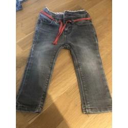 Noppies skinny spijkerbroek. Maat 80. Als nieuw.