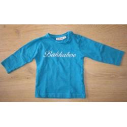 Mooi shirt BAKKABOE maat 62-68