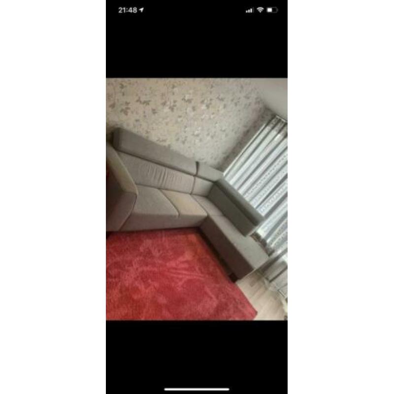 Leuke grijs lounge bank