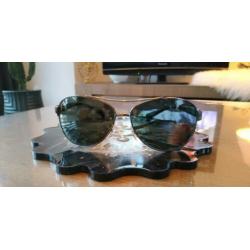 Super rayban met groene glazen piloten model