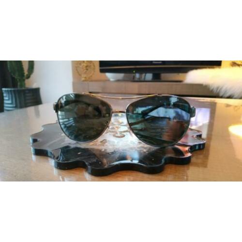 Super rayban met groene glazen piloten model