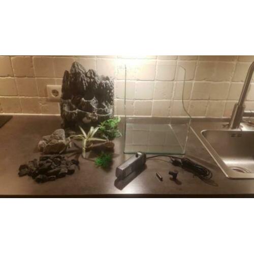 Waterval aquarium van Super Fish en extra's