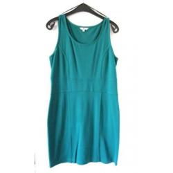 Jurk merk MISS ETAM nieuwst elastan maat L apart groen