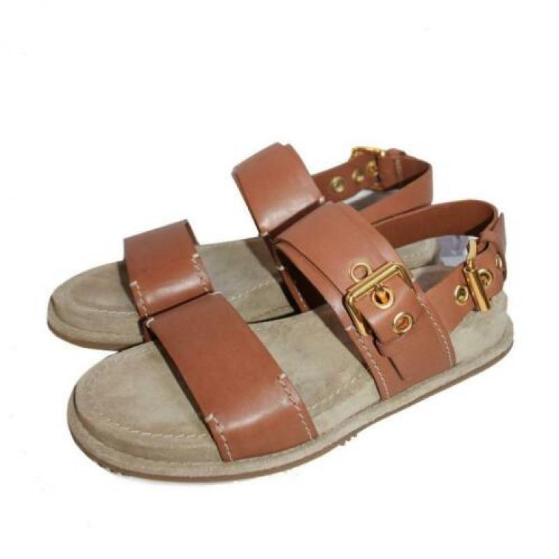 CAR SHOE - Leren sandaaltjes maat 36,5/37 - Nieuw - CARSHOE