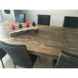 Eettafel Henders & Hazel (200 tot 250) optioneel stoelen