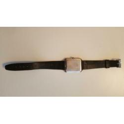 Zilveren golana horloge