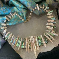 Abalone biwa parel meditatie geluk beschermt yoga uniek love