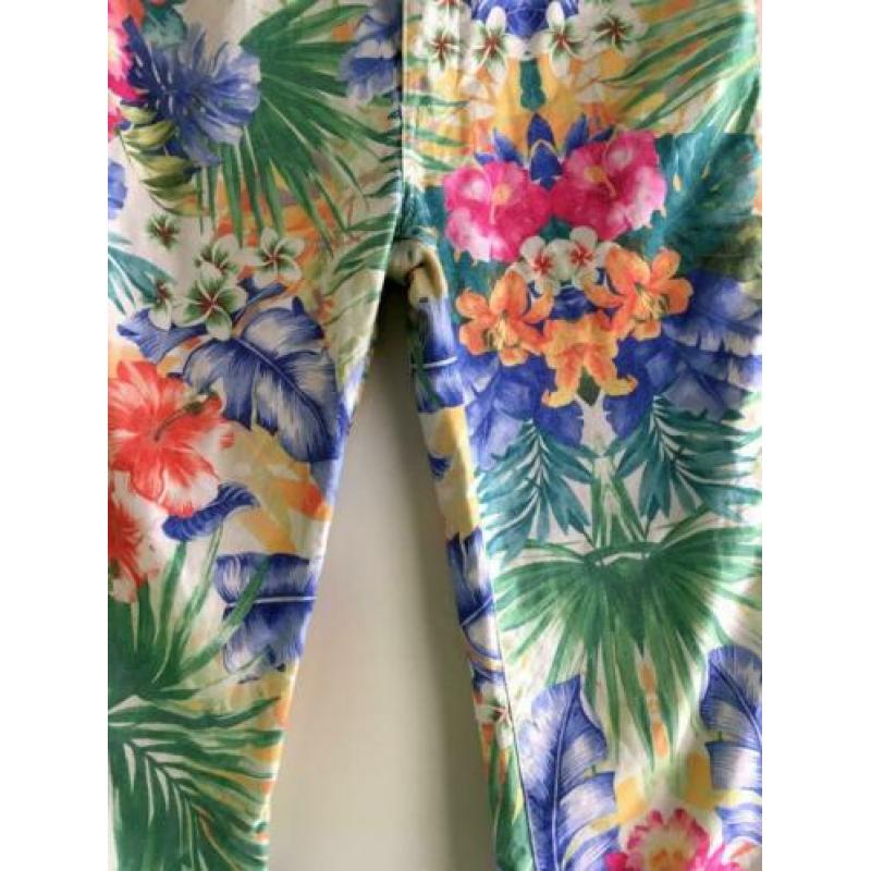 Angels cici broek floral 38 40 M zomers hippie bloemen print