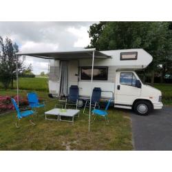 Fiat Ducato 290 Hymer Camp/luifel,Fietsenrek Alkoof camper