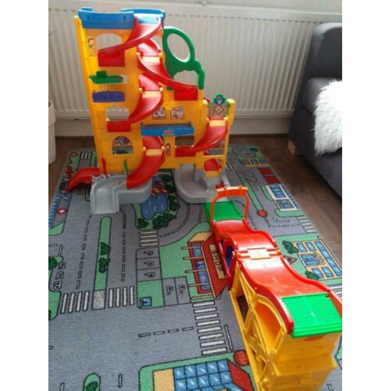 Fisher Price garage met uitbreiding