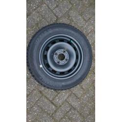 Winterset Staal met Continental 175/65 R14 winterbanden