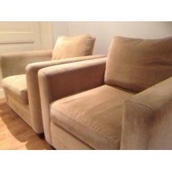 2 fauteuils, ook los te koop!