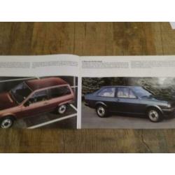 Volkswagen folder ( o.a. polo, golf cabriolet,scirocco) 1983