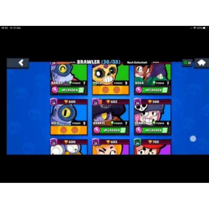 Brawlstars account veel skins